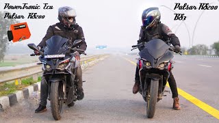 Pulsar RS200 BS4 PowerTronic ECU VS my Pulsar RS200 BS3  Race [upl. by Emalee]