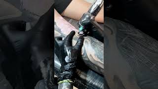 COMO HACER BLACKWORK tattoo blackworktattoo art [upl. by Neelyad342]