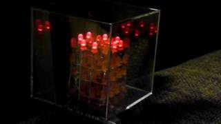 interactive arduino 4x4x4 led cube [upl. by Juliana]