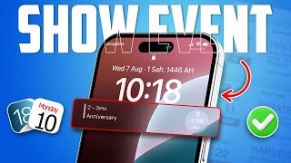 How to Show Upcoming Calendar Events on iPhone Lock Screen After iOS 18 Update [upl. by Aipotu]