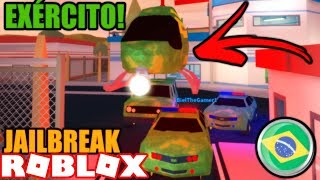 👮 EXERCITO BRASILEIRO NO JAILBREAK  NOSSO TREINAMENTO 👮 [upl. by Hnahc]