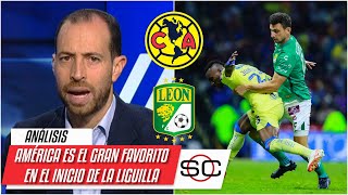 LIGUILLA LIGA MX América DEFINE en el partido de ida la serie de cuartos ante León  SportsCenter [upl. by Llerrehs]