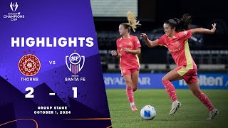 Thorns vs Santa Fe  202425 Concacaf W Champions Cup  Group Stage [upl. by Hoppe]