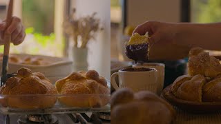 Pan de muerto tradicional 100 de masa madre [upl. by Alakam]