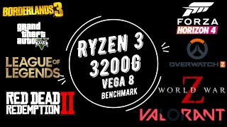 Ryzen 3 3200g Vega 8 Benchmark [upl. by Lyssa612]