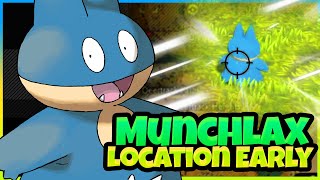 WHERE TO FIND ALPHA MUNCHLAX EARLY  POKEMON LEGENDS ARECUS Location [upl. by Ecyor]