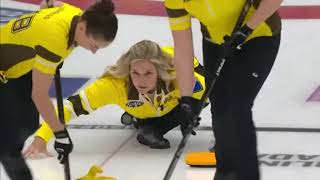 AGITopShots  2024 Scotties Tournament of Hearts  Manitobas Team Jennifer Jones runback double [upl. by Cyrus]