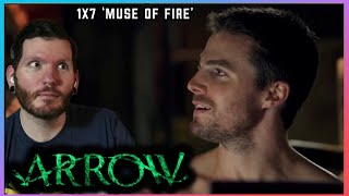 First time watching ARROW 1x7 Muse of Fire REACTION [upl. by Venezia]