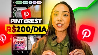 Como ganhar R200dia usando o PINTEREST  Ganhar dinheiro em casa pela internet usando o pinterest [upl. by Aremihc]