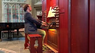 Allein Gott in der Höh sei Ehr BWV 663  JS Bach  Gerben Budding  Bovenkerk Kampen [upl. by Schrick102]