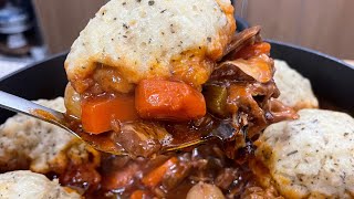 Lamb stew with herby dumplings lambstew easyrecipe [upl. by Brookhouse]