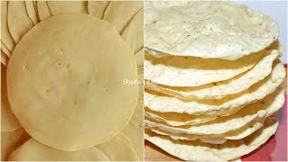 How to make Urad Papad or Papadam or Poppadoms  Start to finish [upl. by Innig]