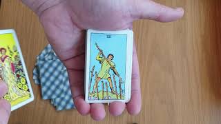 Rider Waite Tarot Deck  Miniature Edition  Deck Flick Thru [upl. by Birmingham265]