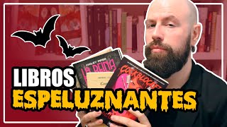 5 LIBROS ESPELUZNANTES Y SANGRIENTOS LIBROS DE TERROR [upl. by Iad]