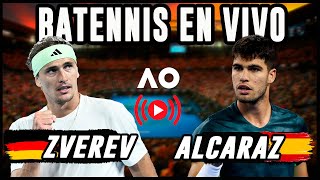 Carlos Alcaraz vs Alexander Zverev  Abierto de Australia 2024  Reaccionando en vivo [upl. by Atsuj790]