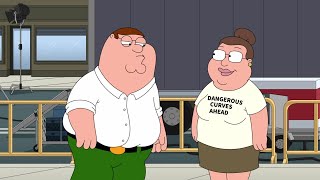 Family Guy  Elle wears a quotDangerous Curves Aheadquot shirt [upl. by Zinn]