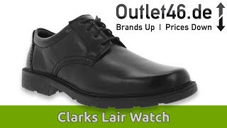 Clarks Lair Watch Herren Echtleder Schuhe DEUTSCH l Review l On feet l Haul l Overview l Outlet46 [upl. by Asirret]