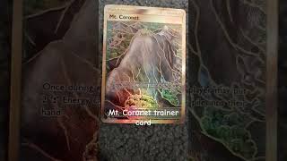 Mt Coronet trainer card fyp foryoupage pokemon [upl. by Sivraj]