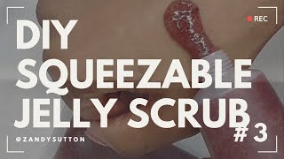 DIY SUPER FRUIT JELLY SCRUB 🍒  RECIPE [upl. by Jillie]