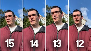 iPhone 15 vs 14 vs 13 vs 12  Camera BATTLE [upl. by Margaux]