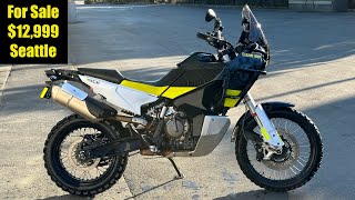 FOR SALE  2022 Husqvarna Norden 901  Seattle Washington 13000 13000 miles  Xplor Suspension [upl. by Lilah]