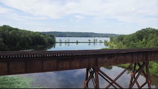 DRONE VIDEO OF LAKE LEMON  UNIONVILLE IN [upl. by Ribak]