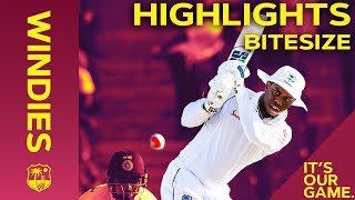 Windies vs India 1st Test Day 2 2019  Bitesize Highlights [upl. by Hime836]