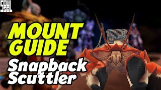 CRAB MOUNT How To Obtain The Snapback Scuttler Mount In Patch 82 [upl. by Huntington]