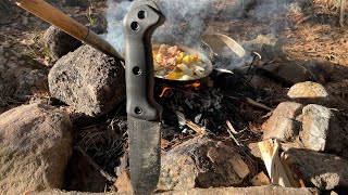 HMH 36 KABAR Becker BK2 American Survival Beast Outdoor knife review [upl. by Mulloy18]