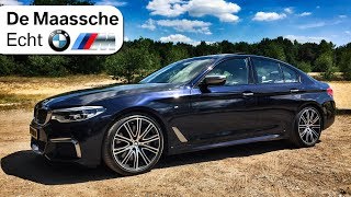 BMW M550i xDrive 5 Serie Rijtest Review POV  BMW M De Maassche Echt [upl. by Anirbak241]