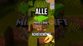 ALLE Minecraft Achievements in Survival bekommen minecraft shorts germany deutsch [upl. by Adnirak]