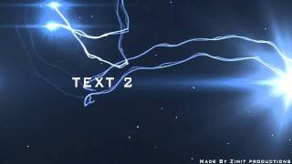 Space Intro  TEMPLATE DOWNLOAD [upl. by Aisha]