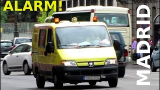 ALARM Emergency  Notfall  Ambulancia Madrid  Palacio Real Madrid [upl. by Anivas824]