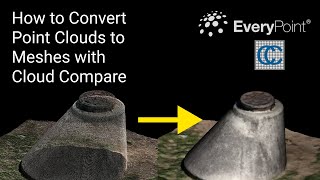 How to Turn a Point Cloud to a Mesh Using CloudCompare [upl. by Press]