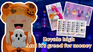 Royale High And It’s Greed For Money  realghostspider [upl. by Galvan331]