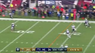 Stephon Gilmore’s GameWinning Play  Jaguars vs Patriots AFC Championship Game [upl. by Matthei248]