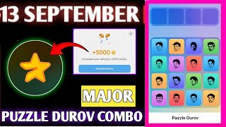 Major Puzzle Durov  Major Puzzle Durov 13 September  Major Puzzle Durov Today  Major Puzzle Today [upl. by Potts346]