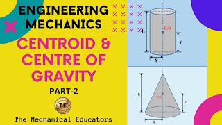 Centroid and Center of Gravity  Engineering Mechanics  Part  2 [upl. by Kai]