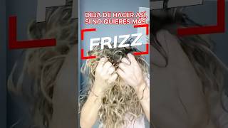 ⚠️TIPS PARA RIZO SIN FRIZZ‼️ maymalma tutorial frizz hair rizosdefinidos videoviral tips may [upl. by Chute348]