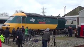 Intercity 125 Liveried ReNumbered 253001 43002s Unveiling [upl. by Jesh]