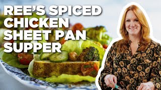 Ree Drummonds Spiced Chicken Sheet Pan Supper  The Pioneer Woman  Food Network [upl. by Laersi902]