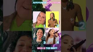 AUTOTUNE vs No AUTOTUNE  shorts popularmusic tiktokviral [upl. by Yttel144]