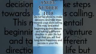 1110 angel number meaningif youre seeing 1110 then receive message here✨🌈🙏🌸shorts angelnumbers [upl. by Buford]