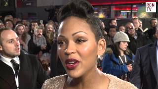 Meagan Good Interview Anchorman 2 The Legend Continues Premiere [upl. by Niwdla]