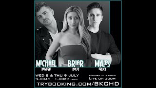 Briar Nolet Myles Erlick amp Michael Dameski  Last Zoom Class Promotion [upl. by Nikal]