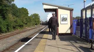 GWR No 7820 Dinmore Manor and CR 419 55189 Arrivals Princes Risborough from Chinnor [upl. by Luis]