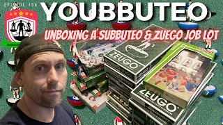 Unboxing amp Job Lot of Subbuteo and amp Zeugo Team Youbbuteo [upl. by Nnylyak]