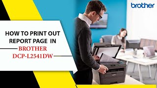 How to Check Page Count in Brother Printer  Brother DCPL2541DW  Print Status Page Brother L2541DW [upl. by Eniron]