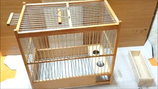 How to make a bird cage with all the details [upl. by Arther]