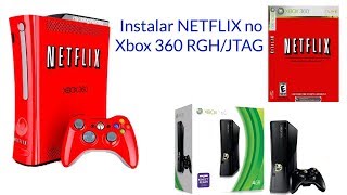 ⚠️Instalar Netflix Xbox 360 RGH ou JTAG [upl. by Etyam521]